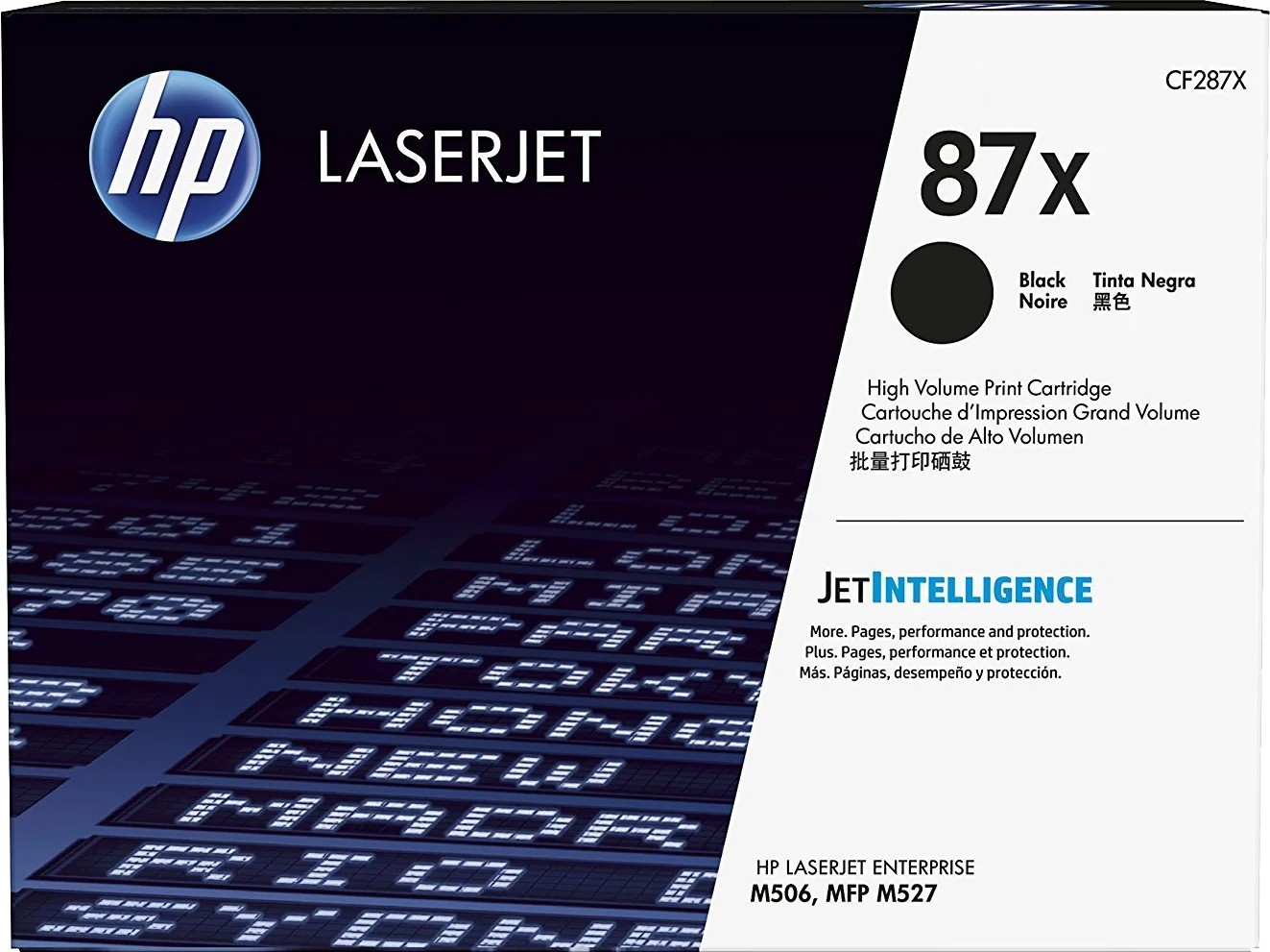HP 87X (CF287X) High Yield Black LaserJet Toner Cartridge,  for HP M506dn, M506x, M527dn, M527f, M527c; M501dn, M501n,18000 p. photo 2