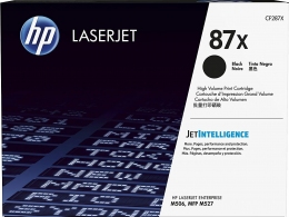 HP 87X (CF287X) High Yield Black LaserJet Toner Cartridge,  for HP M506dn, M506x, M527dn, M527f, M527c; M501dn, M501n,18000 p. thumbnav 2