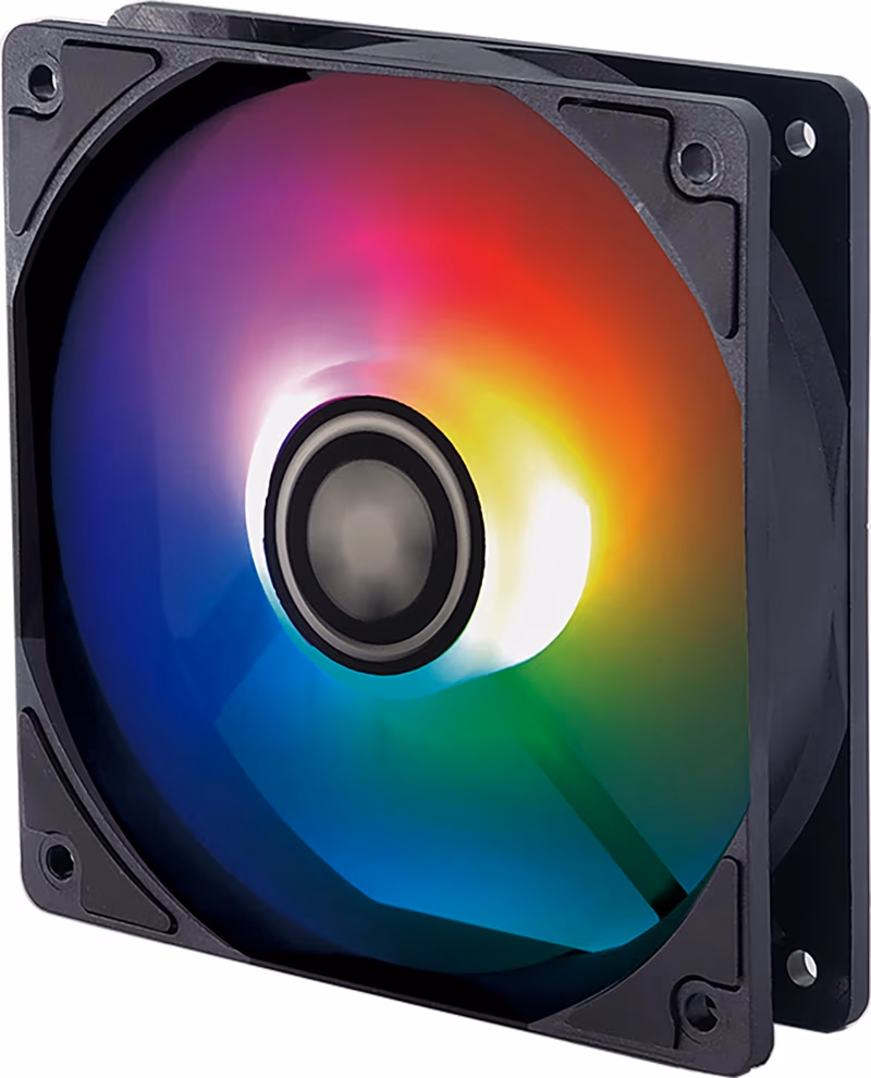 120mm Case Fan - XILENCE Performance A+ Series ”XPF120.ARGB” ARGB LED Fan: 120x120x25mm, 500~1500rpm, <18~32.5dBa, 70CFM, PWM, hydro bearing, 4 pin + ARGB 3 Pin M/B, Black 