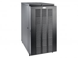 19" 24U Standard Floor Rack, SN-IRON 19" 24U-06-06-DP-PG-2BG, 600х600х1235, Perforated Door, Black thumbnav 1