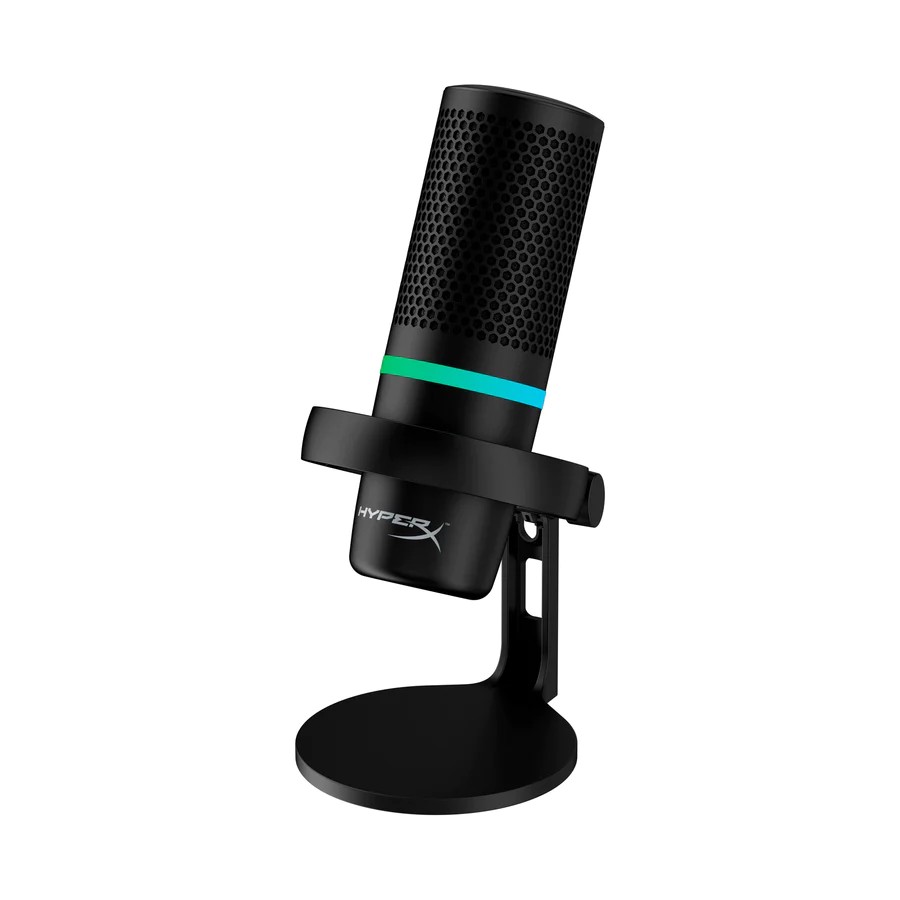 Microfon pentru streaming HyperX DuoCastt, Black, [4P5E2AA] photo 4