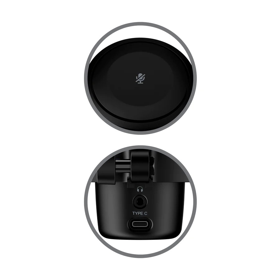 Microfon pentru streaming HyperX DuoCastt, Black, [4P5E2AA] photo 5
