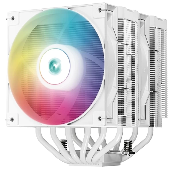 Cooler DEEPCOOL  AG620 DIGITAL WH ARGB / Universal / 260W / 300~1950rpm, <29.4dBA / 67.88CFM / White