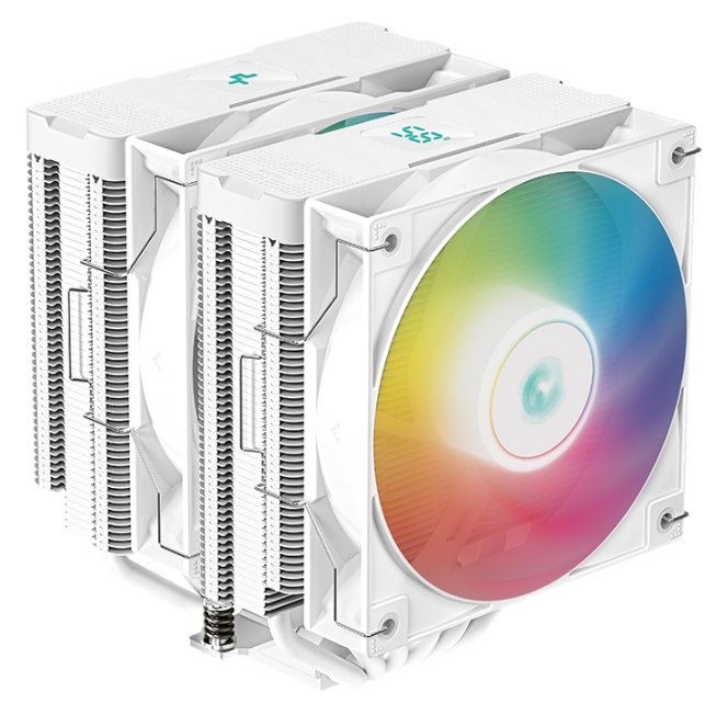 Cooler DEEPCOOL  AG620 DIGITAL WH ARGB / Universal / 260W / 300~1950rpm, <29.4dBA / 67.88CFM / White photo 2
