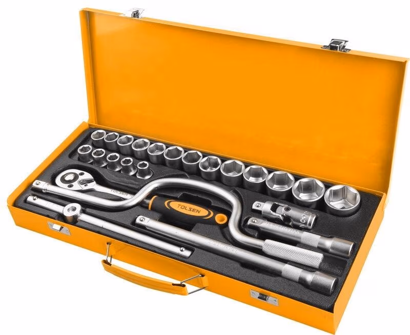 Set de 26 chei tubulare 1/2 Tolsen