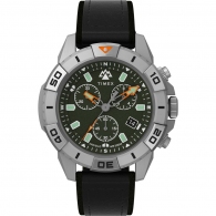 Expedition North® Ridge Chronograph 42mm Eco-Friendly Leather Strap Watch TW2W16100 thumbnav 1