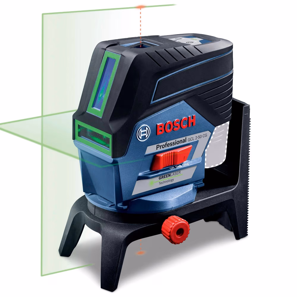 Лазерный линейный нивелир Bosch GCL 2-50 CG suport RM2, 0601066H03