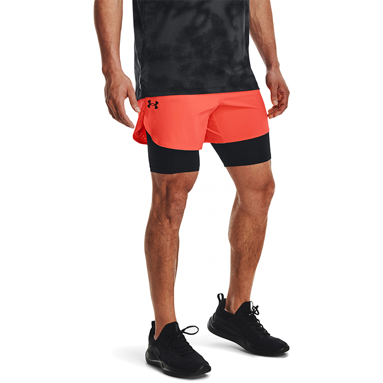Sorti de bărbați Under Armour UA Peak Woven 2in1 Sts L Portocaliu photo 2