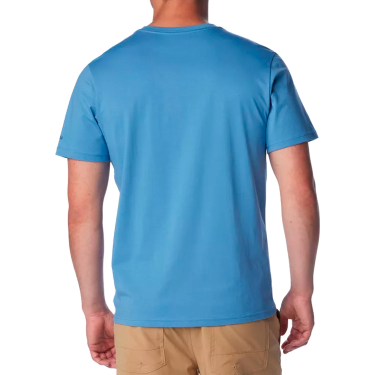 Футболка мужская Columbia M Rapid Ridge Graphic Tee S Синий photo 2