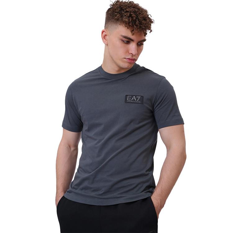 Tricou bărbătesc EA7 EMPORIO ARMANI T-SHIRT S Gri photo 2