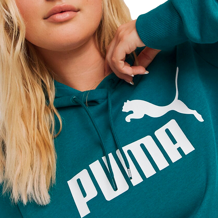 Толстовка Puma ESS Logo Hoodie FL XS Зеленый Женский photo 5