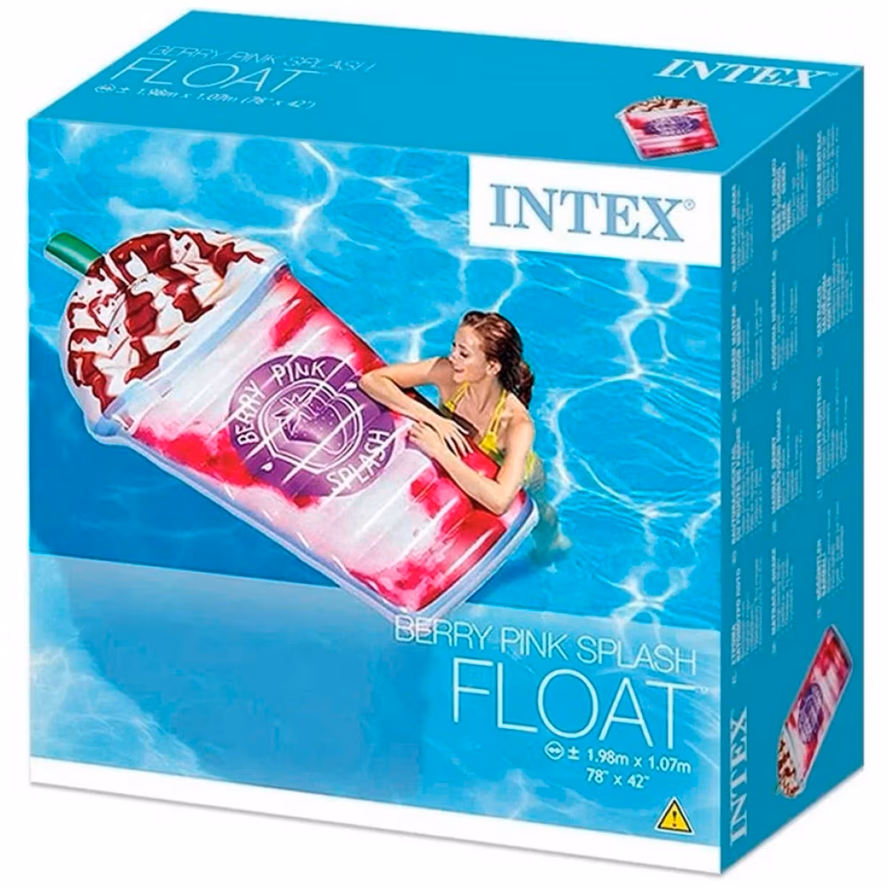 Надувной матрас INTEX BERRY PINK SPLASH