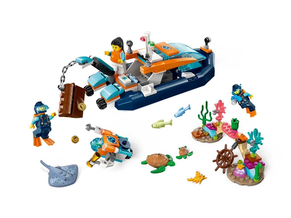Конструктор Lego City Explorer Diving Boat 60377 от 5+ лет photo 5