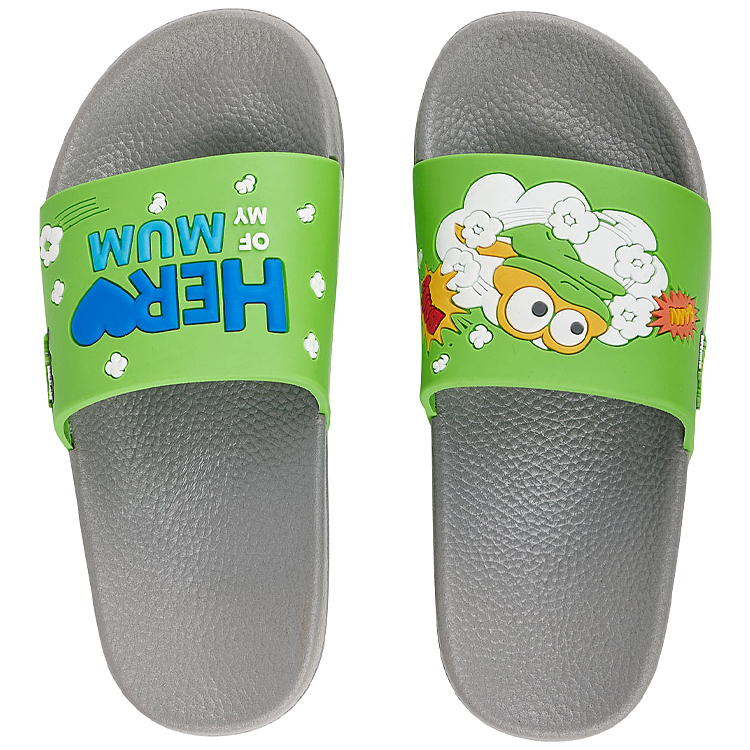 Шлепанцы COQUI Slippers RUKI / см / Серый/Зеленый photo 3