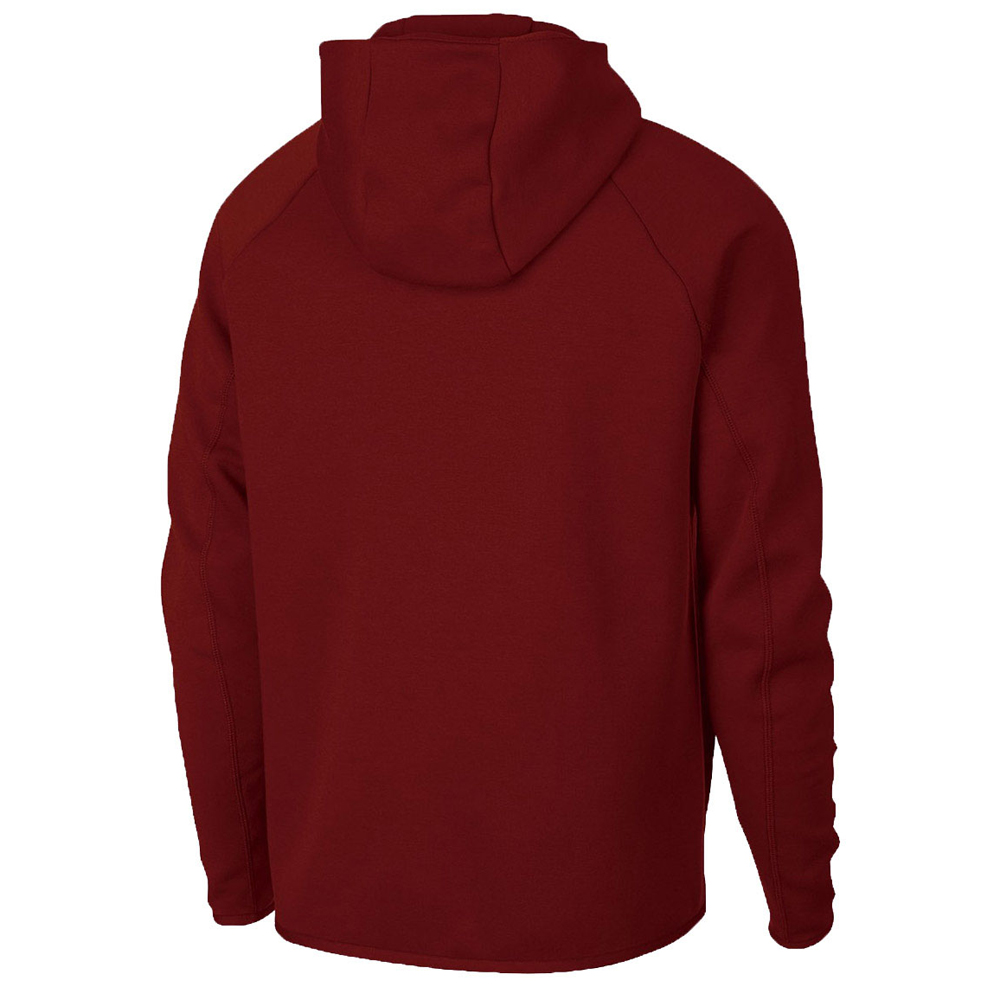 Hanorac pt bărbați Nike M NSW TCH FLC HOODIE FZ L Bordo photo 2