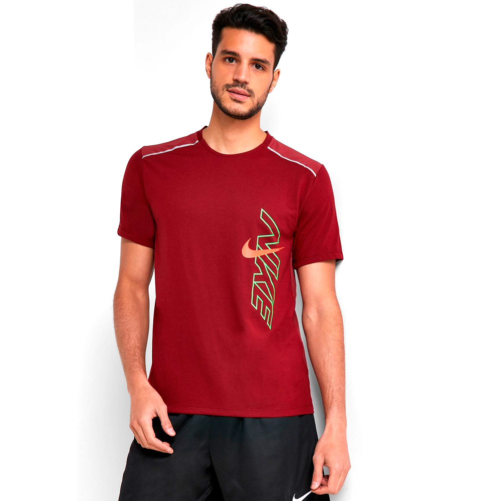 Tricou bărbătesc Nike M NK DF BRTHE RISE 365 H SS GX L Bordo photo 5