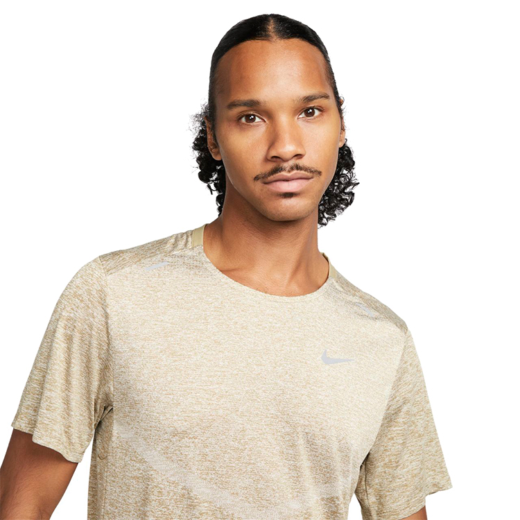 Футболка мужская Nike M NK DF RISE 365 SS S Бежевый photo 2
