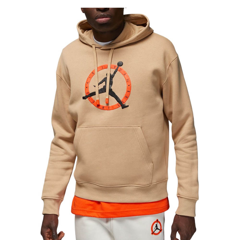 Мужская Толстовка Nike M J FLT MVP GFX FLC PO XL Бежевый photo 2