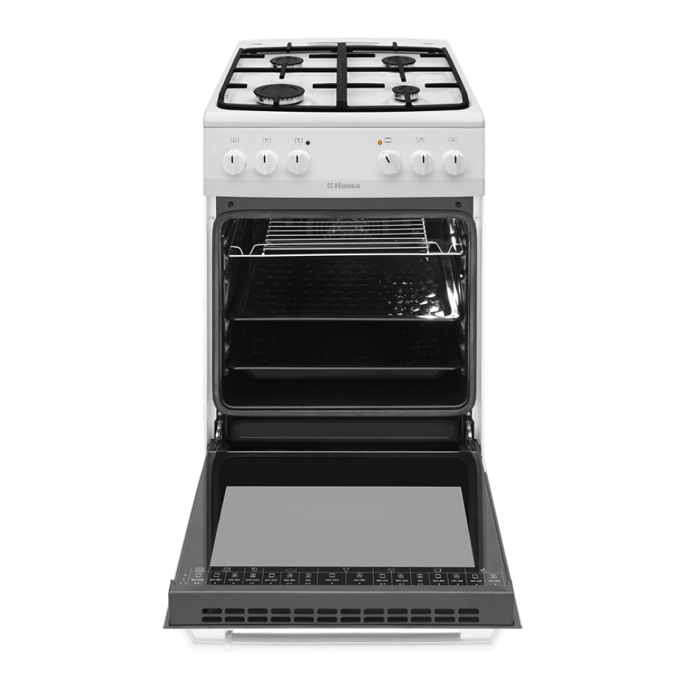 Газовая плита Hansa FCMW58077 / 4 конфорок / 50 см / Белый photo 5