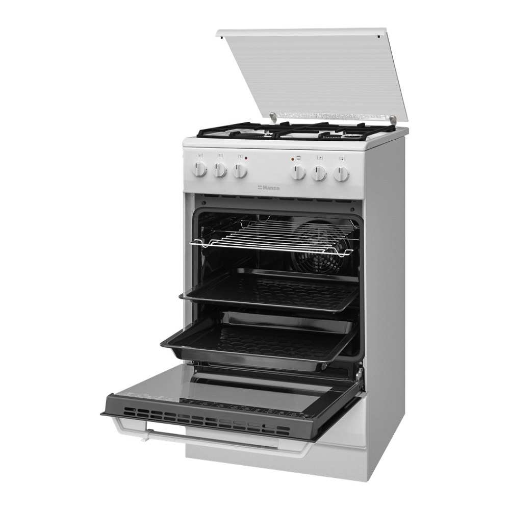 Газовая плита Hansa FCMW58077 / 4 конфорок / 50 см / Белый photo 7