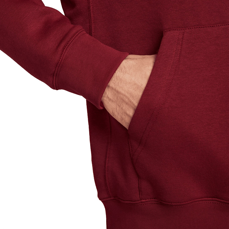 Hanorac pt bărbați Nike M NK CLUB BB PO HDY STACK GX 2XL Bordo photo 2