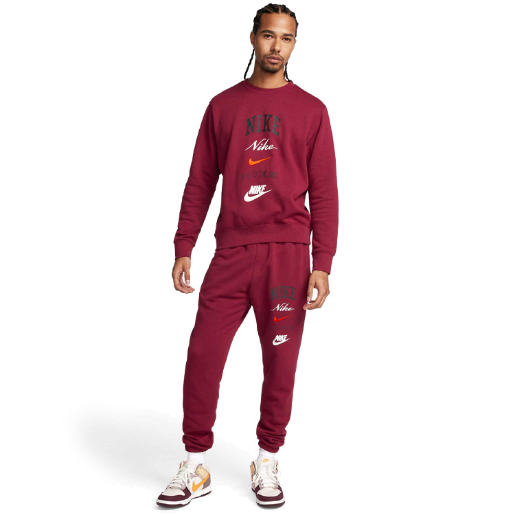 Pantaloni Nike M NK CLUB BB CF PANT STACK GX XL Bordo Barbati photo 3