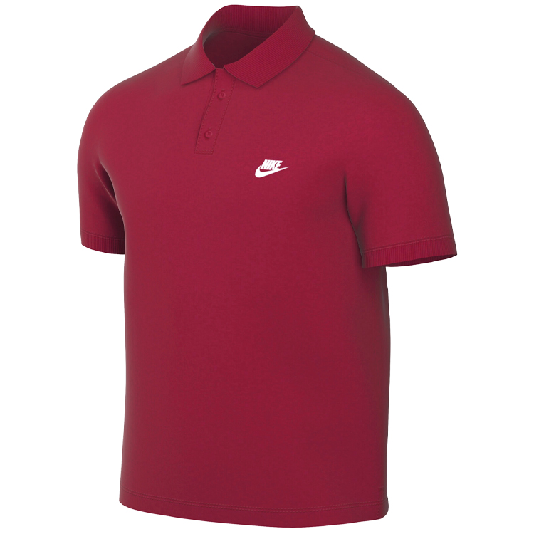 Мужские Поло Nike M NK CLUB SS POLO PIQUE L Бордовый photo 2