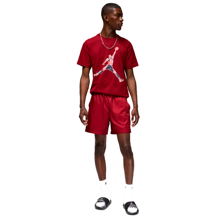 Sorti de bărbați Nike J ESS POOLSIDE LBR 5 XS Rosu photo 5