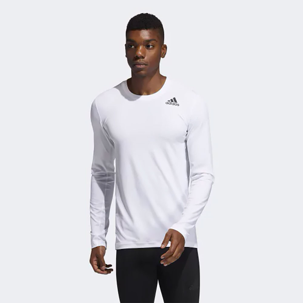 Tricou bărbătesc Adidas TF LS S Alb photo 3