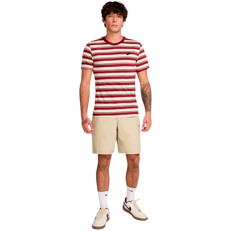 Футболка мужская Nike M NSW TEE CLUB STRIPE L Красный photo 3