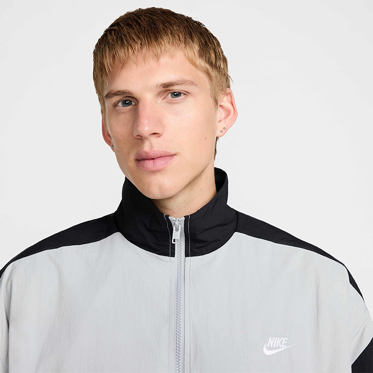 Hanorac pt bărbați Nike M NK CLUB WVN TRK JKT OS L Gri photo 7