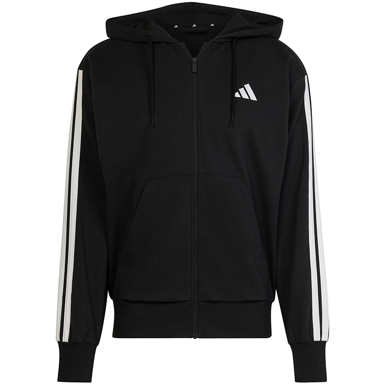 Hanorac pt bărbați Adidas M 3S FT FZ HD S Negru photo 7