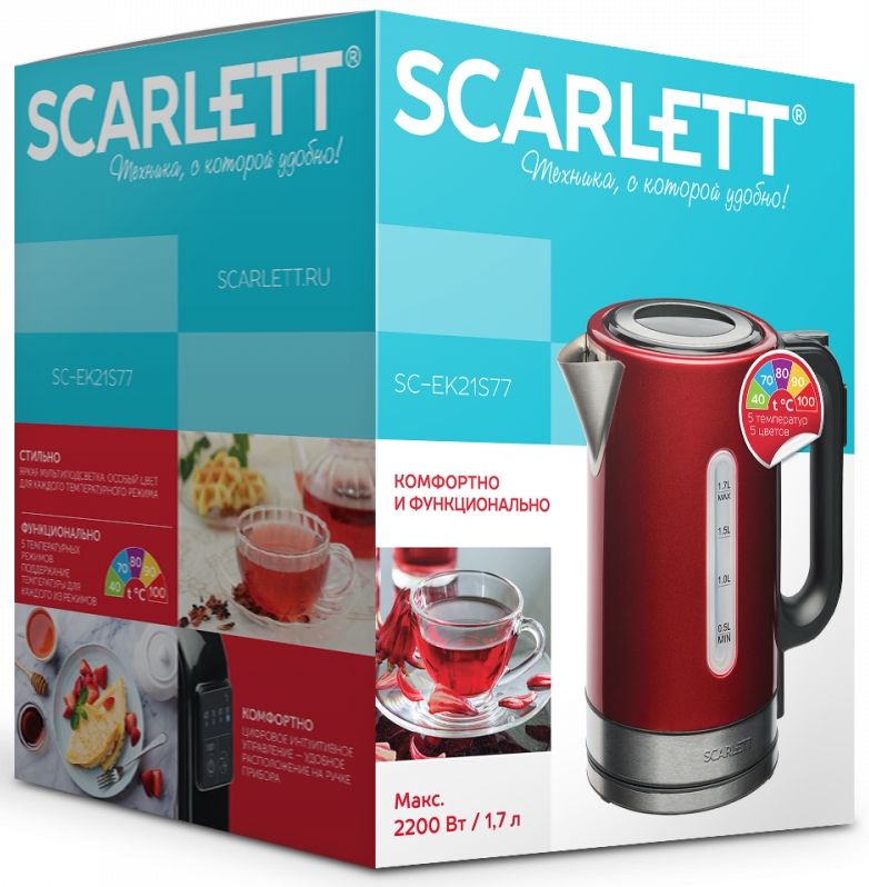 Чайник электрический Scarlett SCEK21S77 photo 7