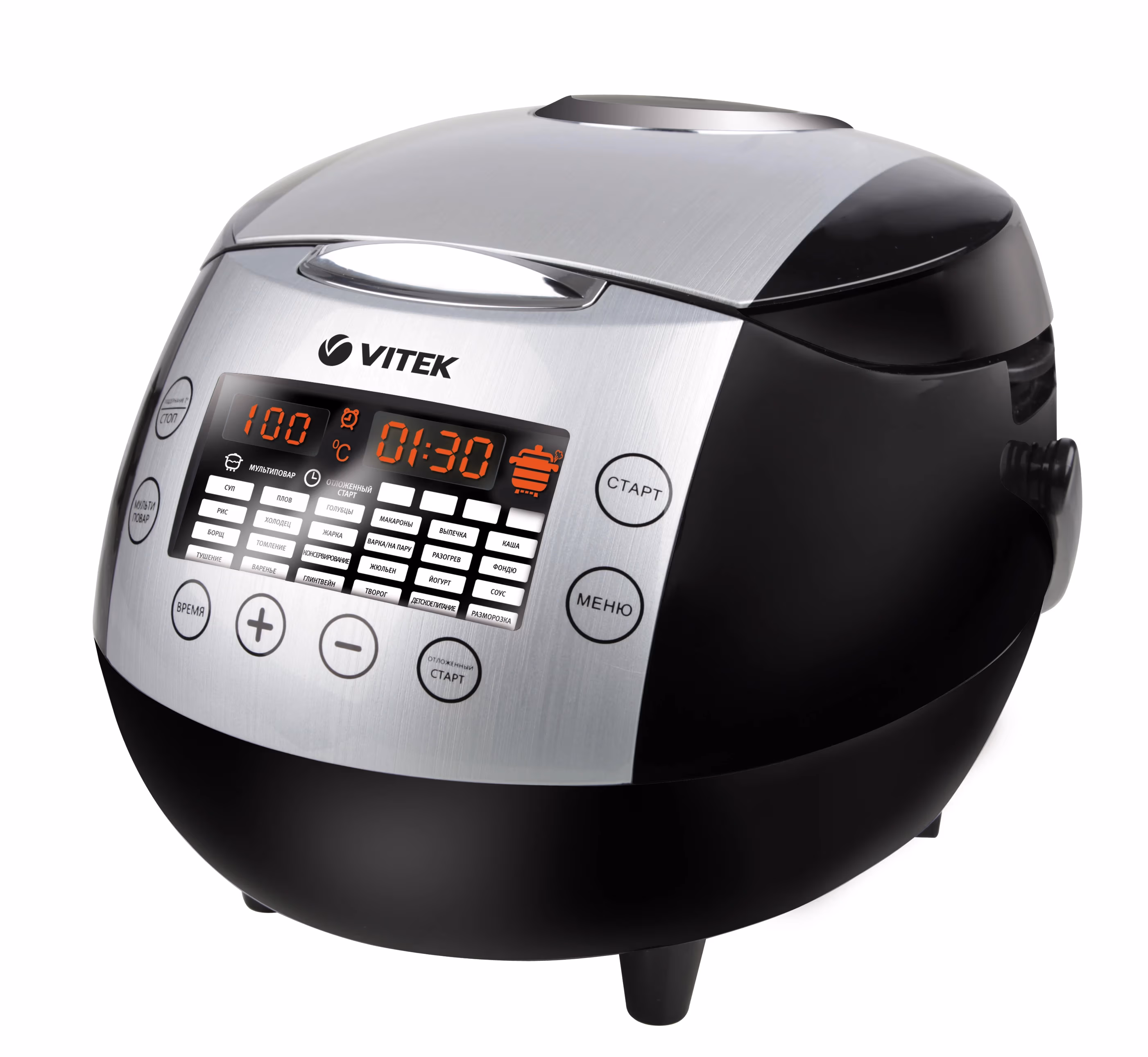 Мультиварка Vitek VT4277, 860 Вт, 25 программ, Черный