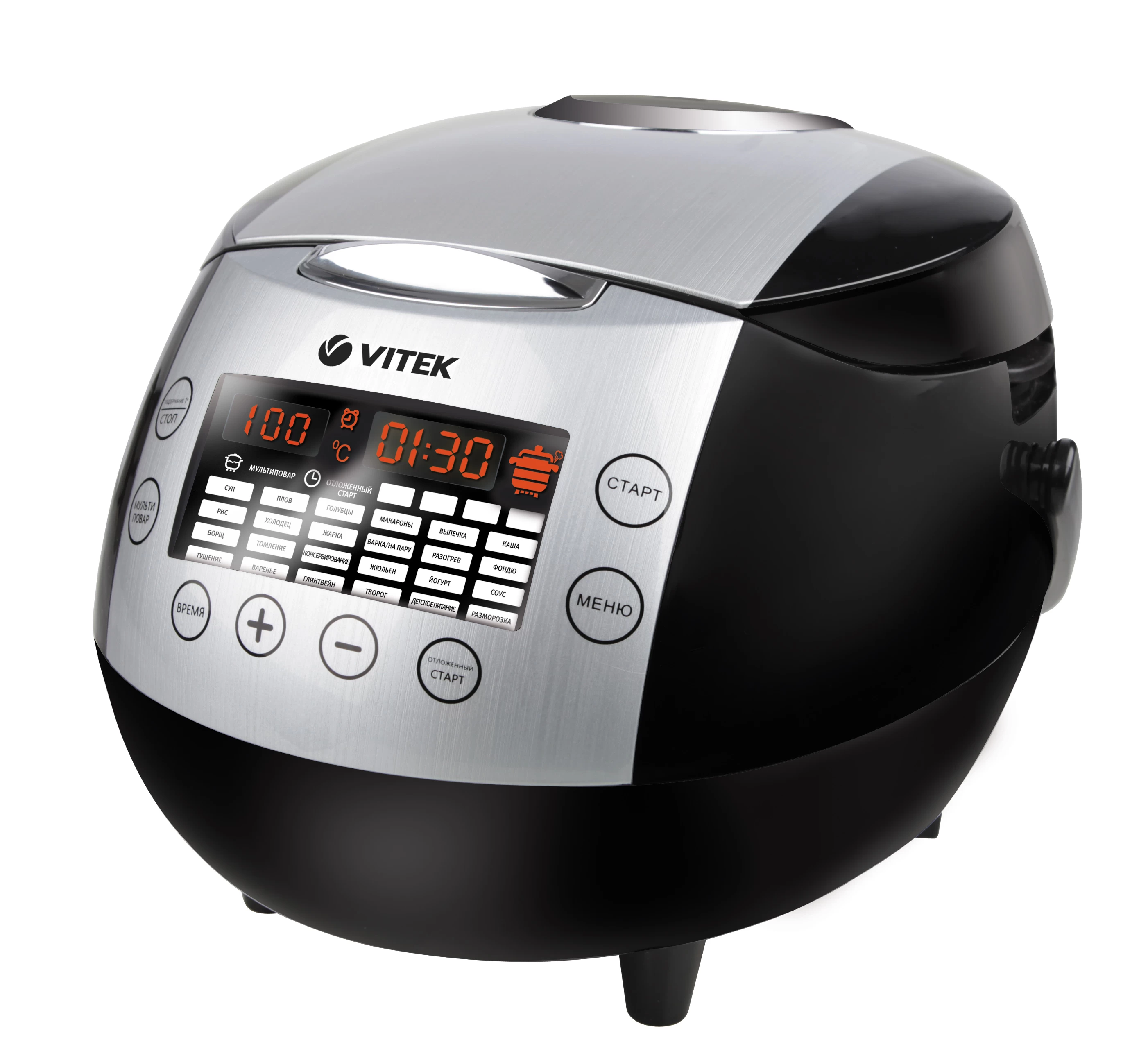 Multifierbator Vitek VT4277, 860 W, 25 programe, Negru