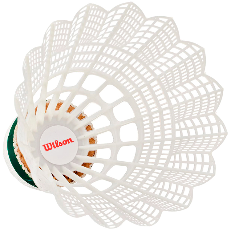 Set fluturas p/u badminton 6 buc Wilson CHAMPIOSHIP WHITE 77 photo 2