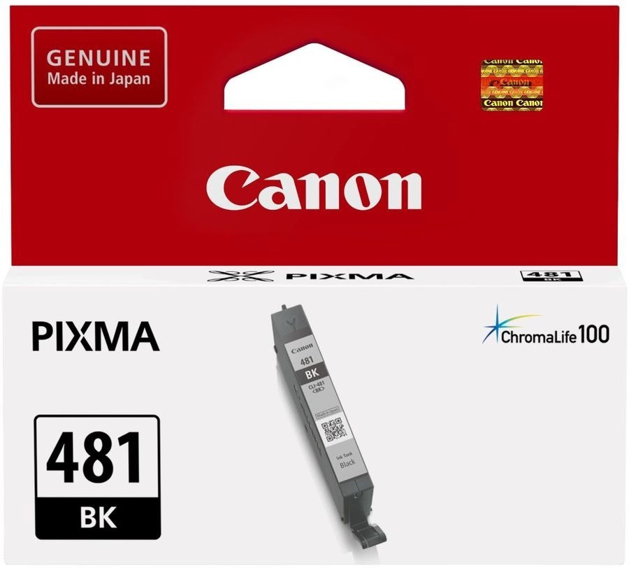 Ink Cartridge Canon CLI-481 BK EMB for Canon PIXMA TS6140, TS8140, TS9140, TR7540, TR8540