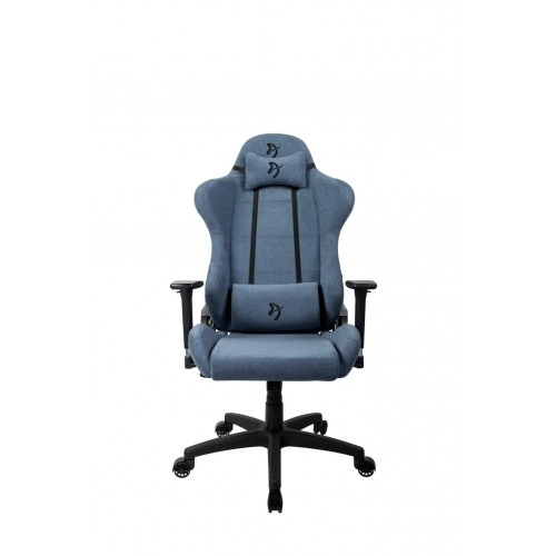Gaming/Office Chair AROZZI Torretta Soft Fabric, Blue Grey, Soft Fabric, max weight up to 95-100kg / height 160-180cm, Recline 145°, 3D Armrests, Head and Lumber cushions, Metal Frame, Nylon wheelbase, Gas Lift 4class, Small nylon casters, W-26.5kg