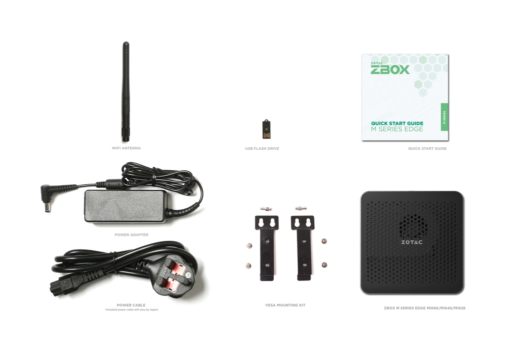 Mini PC (Barebone) ZOTAC ZBOX-MI626-BE, Active Cooling, Intel® Core™ i3-1115G4 2C/4T, 3.0-4.1GHz, 2xDDR4 SODIMM, 2xM.2 slot, Intel® UHD Graphics, 1xUSB-C 3.1/TB4, 3xUSB 3.1, 2xGbE LAN, WiFi(802.11ac)/BT5.0, HDMI, DP, Mic/Speak Out, microSD CR, VESA Mount, photo 2