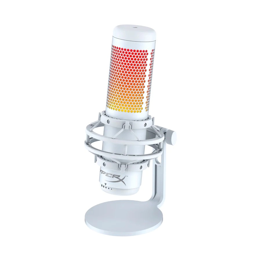 Микрофон для стриминга HyperX QuadCast S, RGB, White [519P0AA]