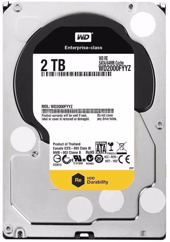 3.5'' HDD Western Digital WD2000FYYZ WD RE Enterprise / 2.0TB