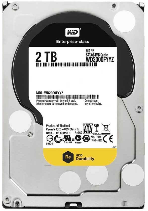 3.5'' HDD Western Digital WD2000FYYZ WD RE Enterprise / 2.0TB photo 1