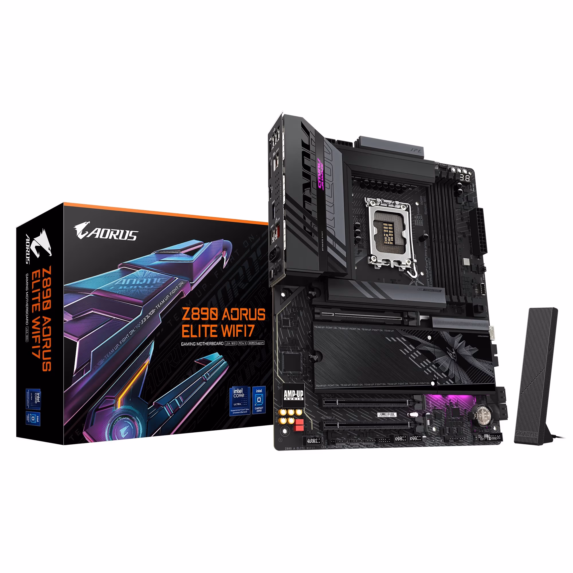 Материнская плата GIGABYTE Z890 AORUS ELITE WIFI7/ 1851/ Z890/ DDR5 / ATX