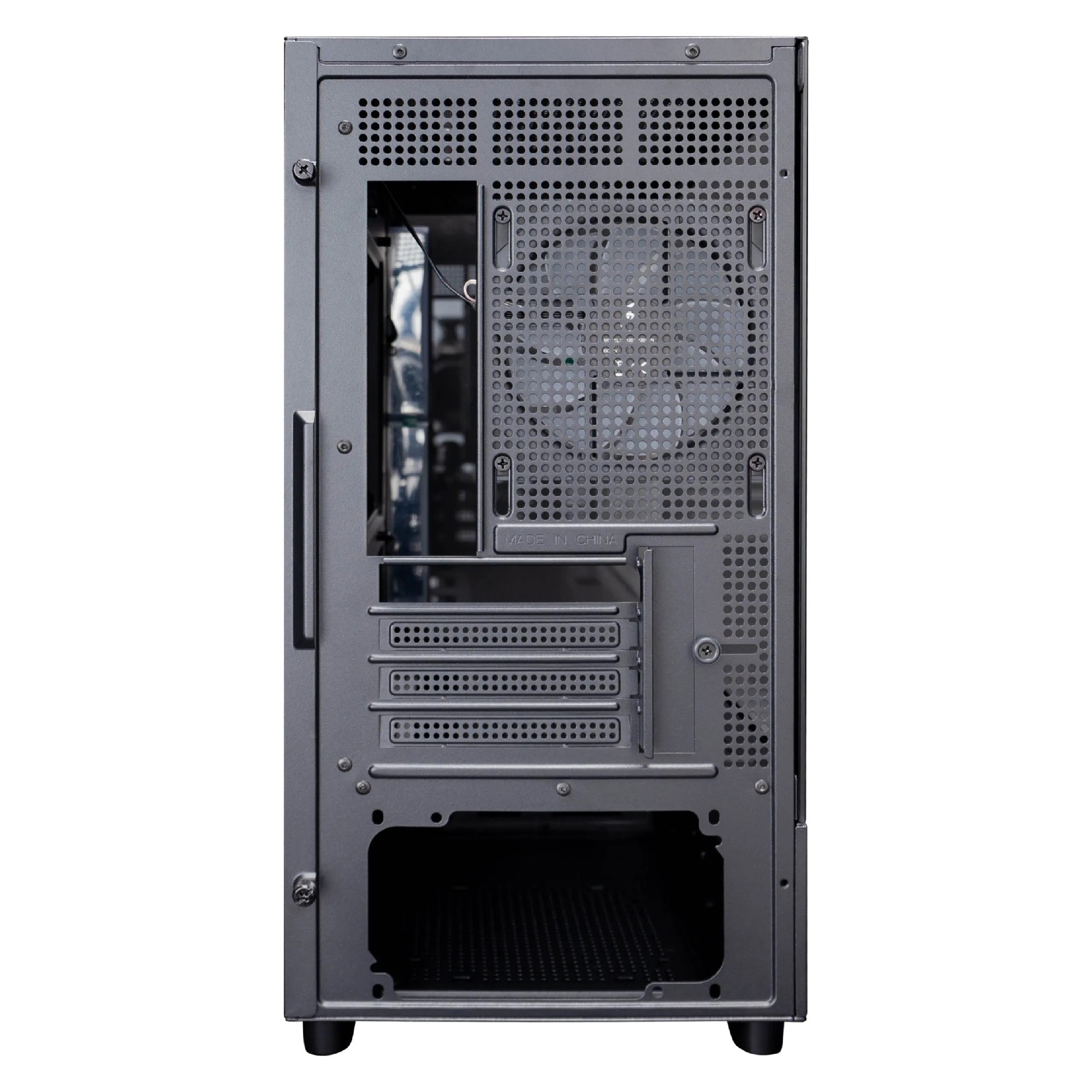 Carcasa 1STPLAYER Mi5 / no PSU / Side-Window / 3x120mm / mATX / Black photo 6