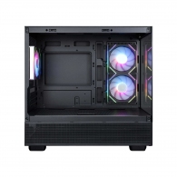 Carcasa 1STPLAYER Mi5 / no PSU / Side-Window / 3x120mm / mATX / Black thumbnav 3