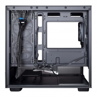 Carcasa 1STPLAYER Mi5 / no PSU / Side-Window / 3x120mm / mATX / Black thumbnav 5