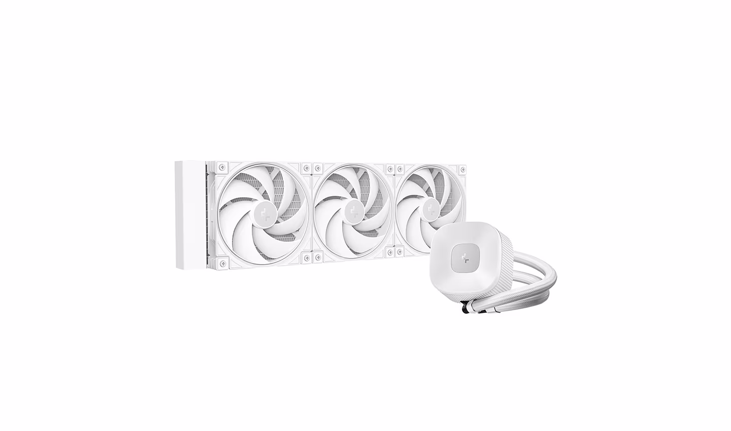 Жидкостный охладитель DEEPCOOL LE360 V2 PURE WHITE/ Universal/ 280W/ <24.96 dBA/ 48.34 CFM