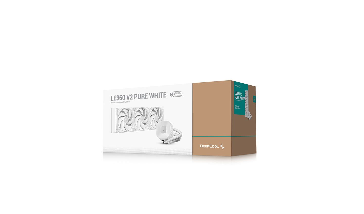 Sistem de racire lichid DEEPCOOL LE360 V2 PURE WHITE/ Universal/ 280W/ <24.96 dBA/ 48.34 CFM photo 6