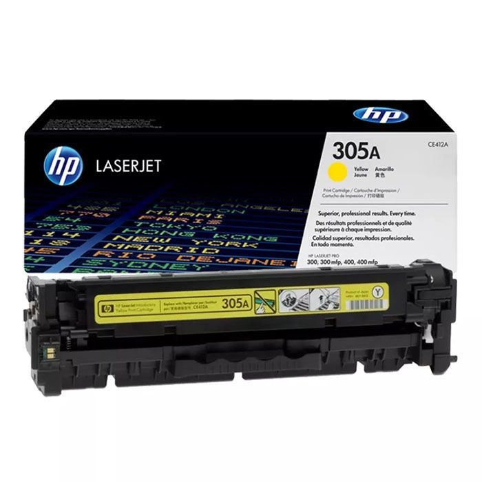 HP 305A (CE412A) Yellow Cartridge for HP LaserJet Pro M351, M375, M451, M475 MFP Series, 2600 p. photo 2