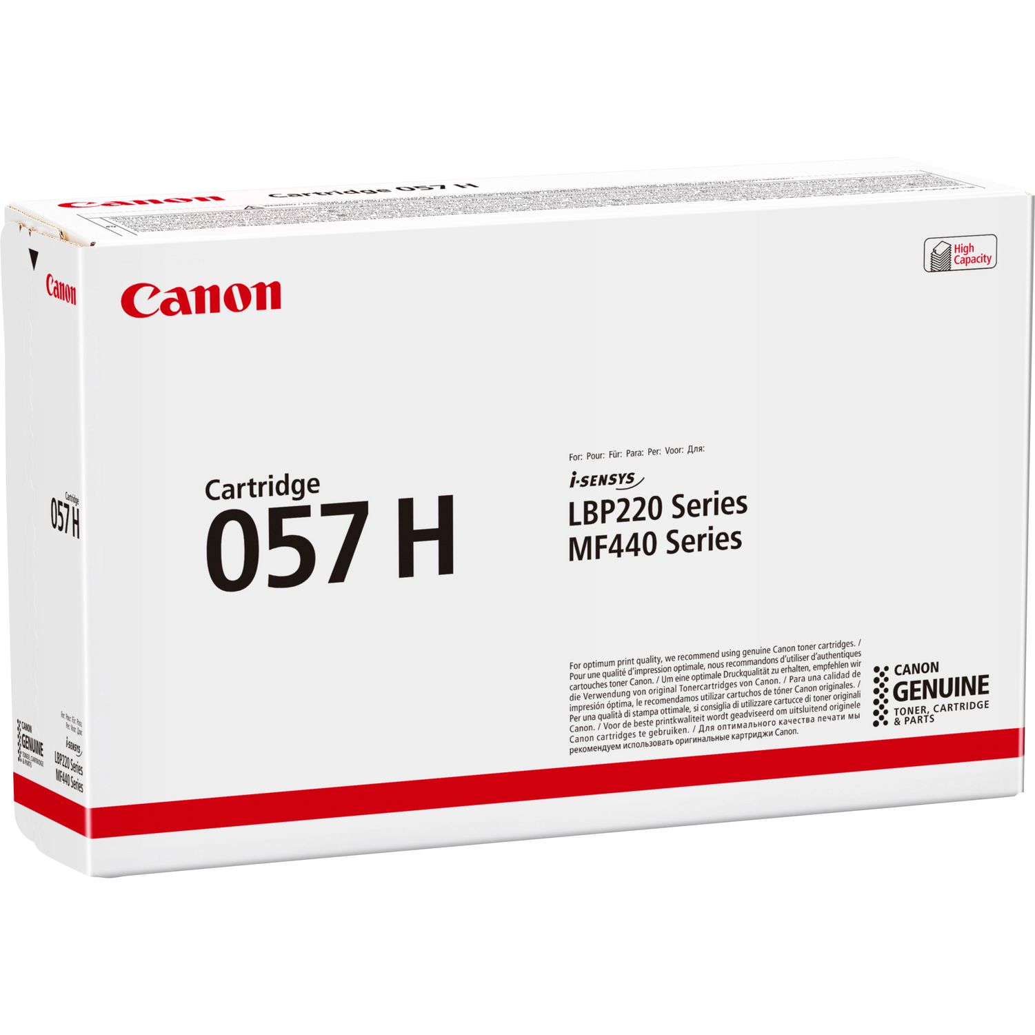 Laser Cartridge Canon 057 HB (3010C002), black (10000 pages) for LBP 220-series, MF440-series. photo 1